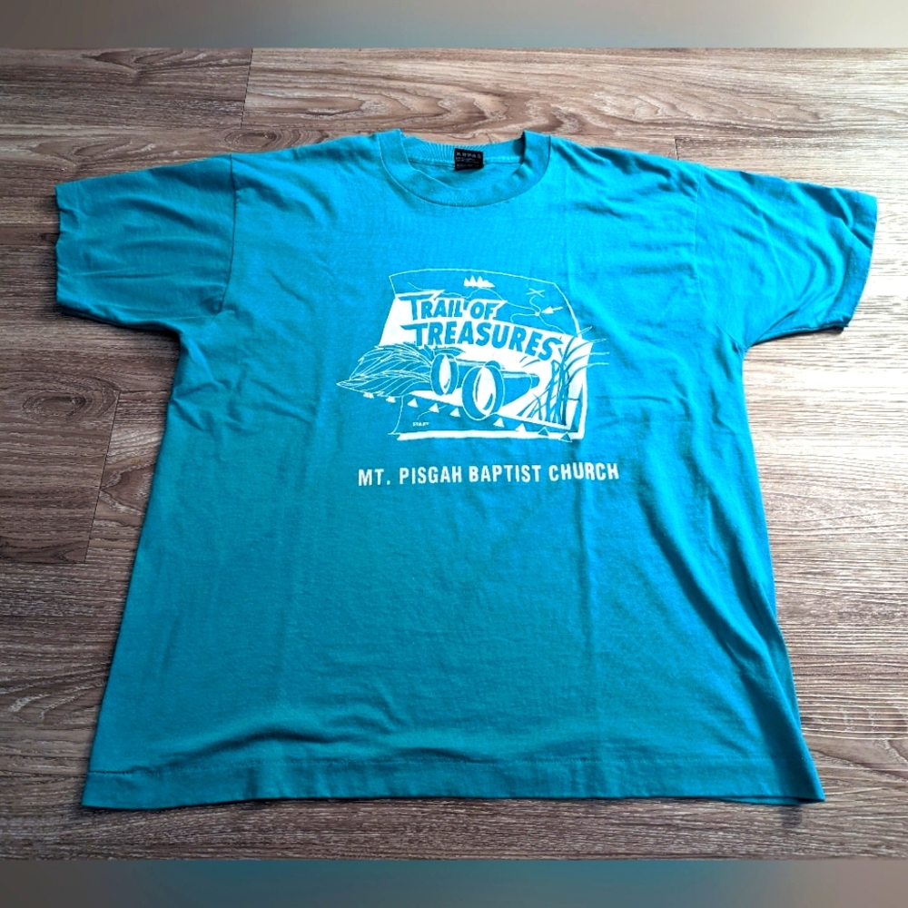 Vintage graphic religious t shirt xl